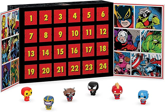 Calendario de Adviento 2019: 80.º aniversario de Marvel, 24 piezas Minis abovedadas