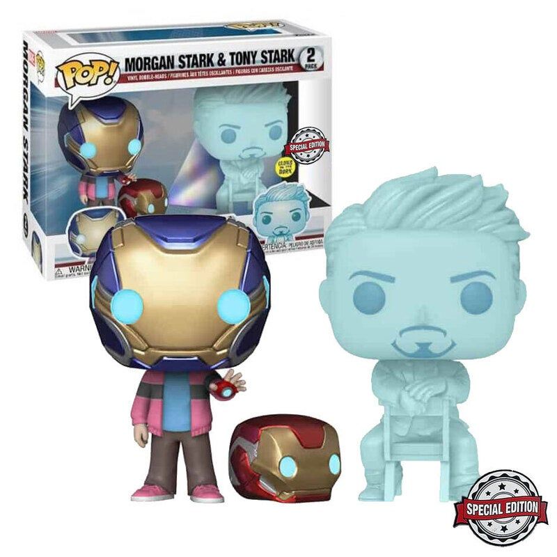 Marvel Avengers Endgame - Morgan Stark & Tony Stark (Glow in the Dark) (2-Pack)