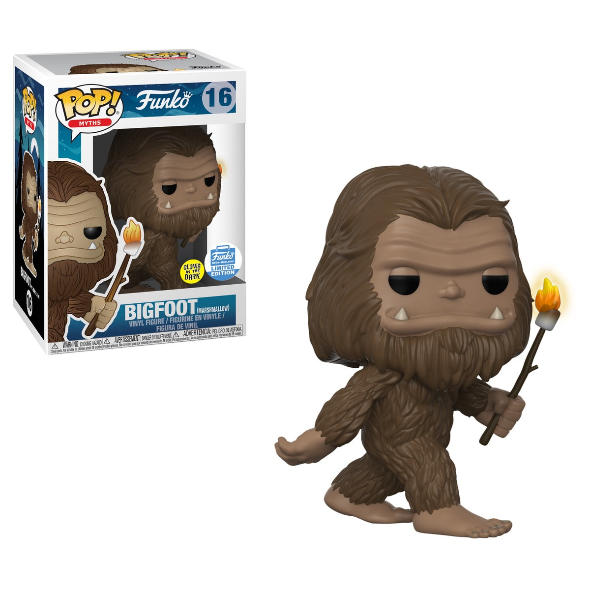 Public Domain - Bigfoot (Glow in the Dark) (16) Funko Shop Vaulted