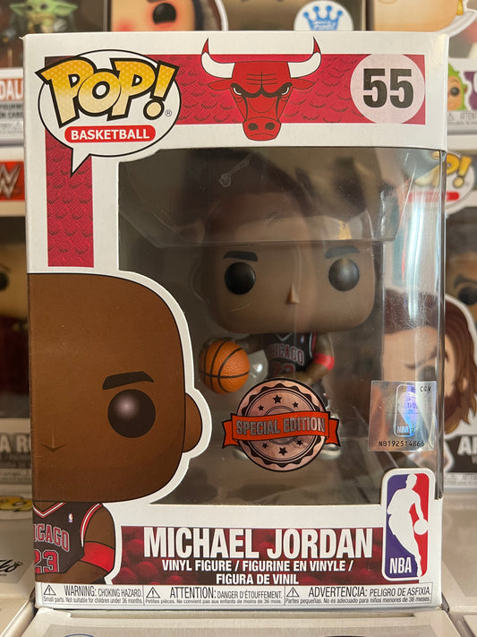 Pop Basketball - Michael Jordan (Black Alternate Jersey) (55) Vaulted