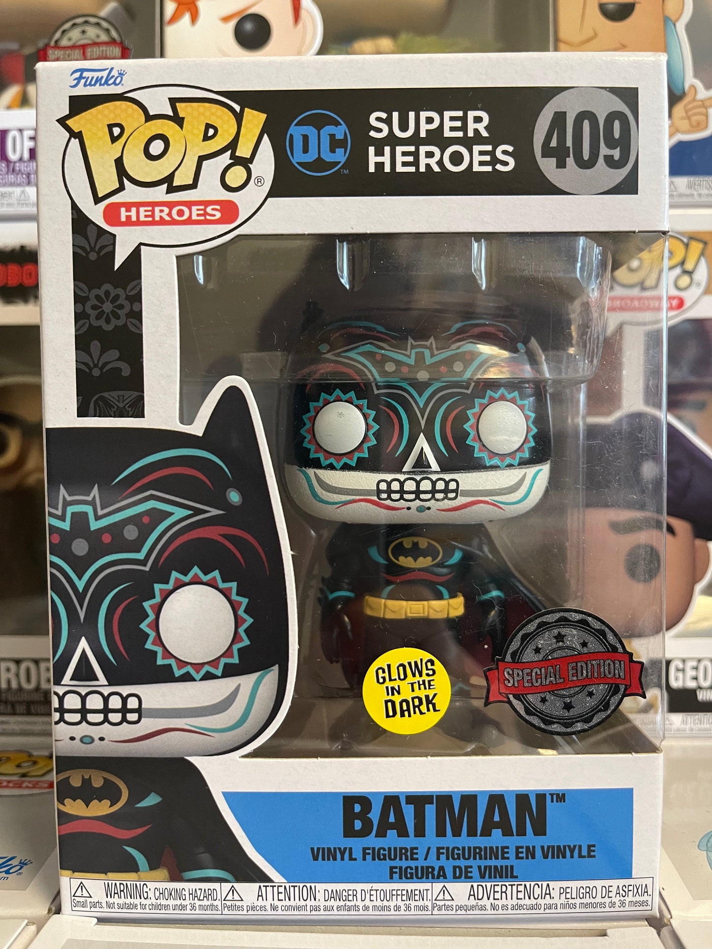 DC Super Heroes - Batman (Dia De Los DC) (Glow in the Dark) (409)