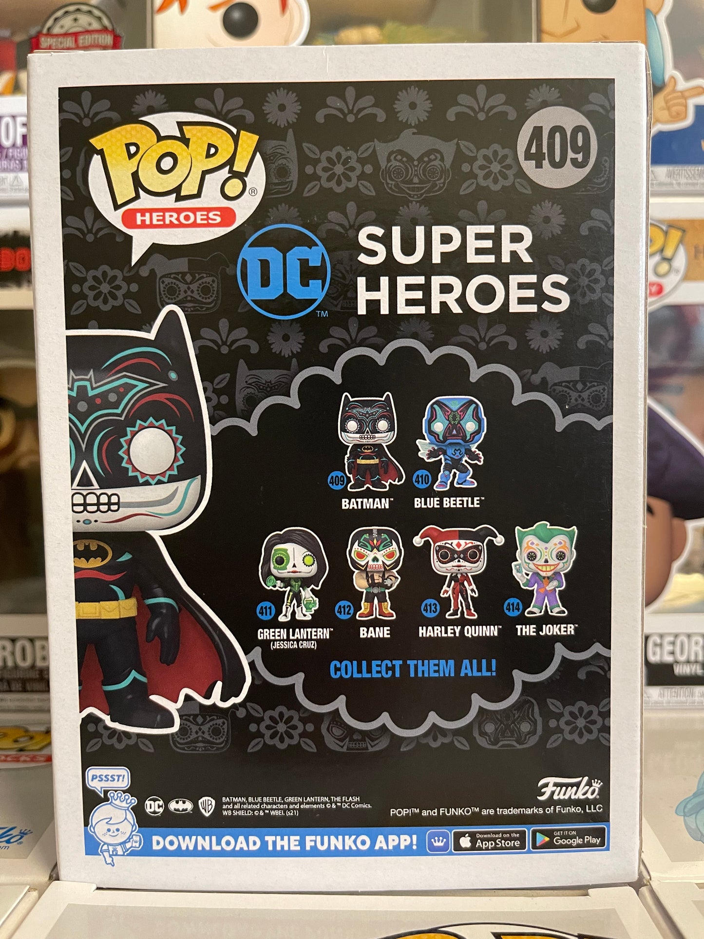 DC Super Heroes - Batman (Dia De Los DC) (Glow in the Dark) (409)