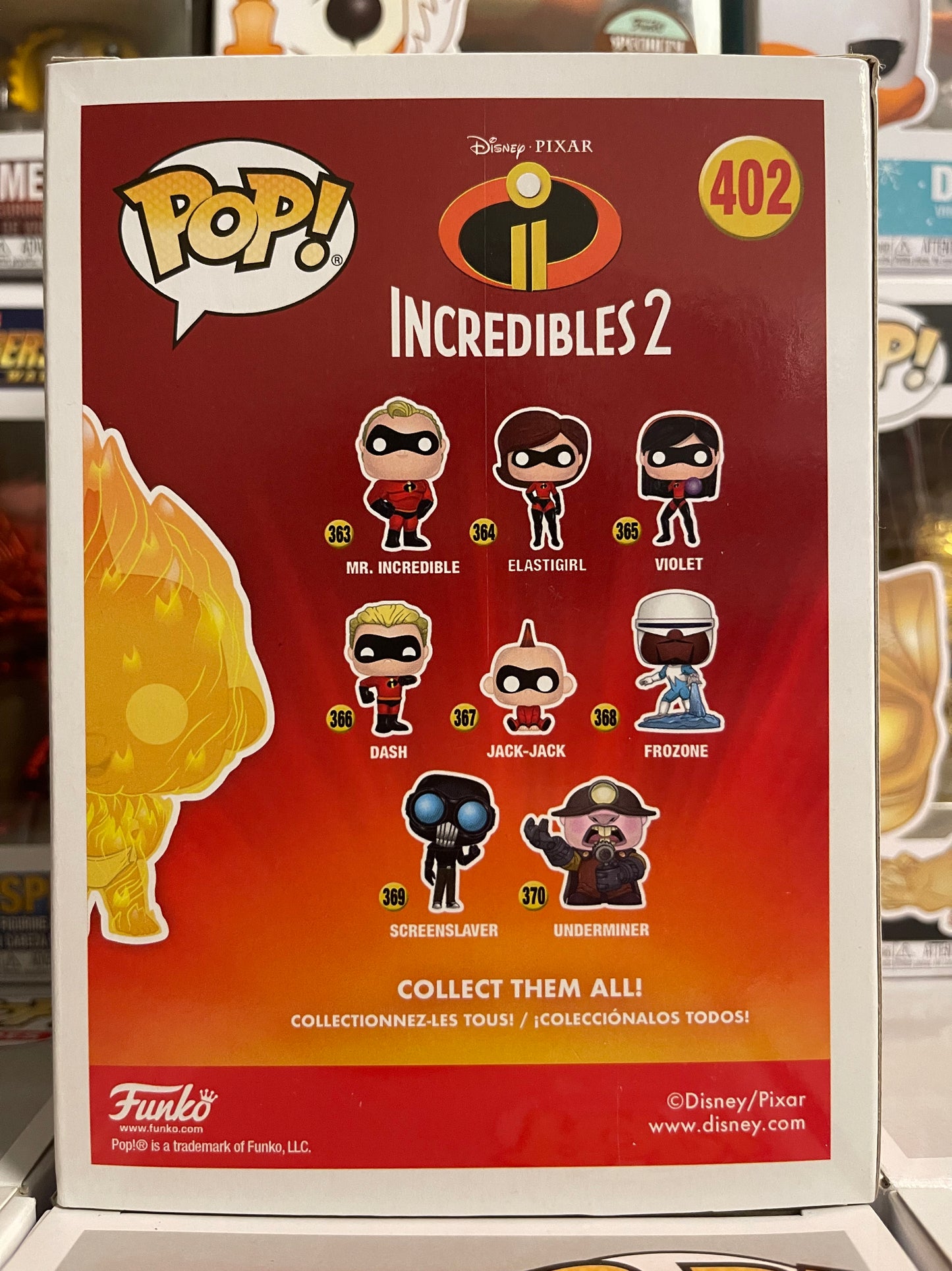 Disney Pixar Incredibles 2 - Fire Jack-Jack (402) Vaulted