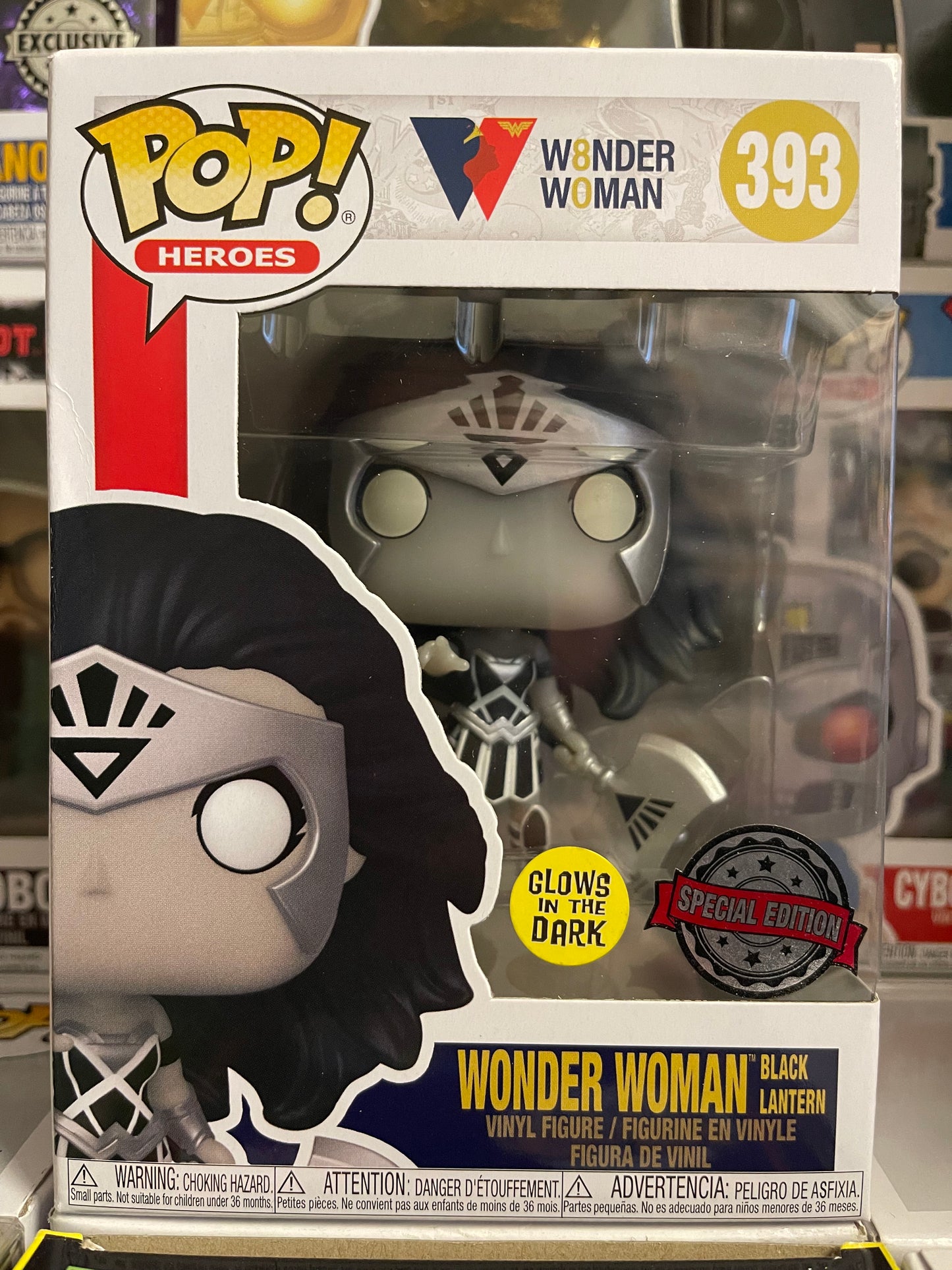 DC Wonder Woman - Wonder Woman Black Lantern (Glow in the Dark) (393)