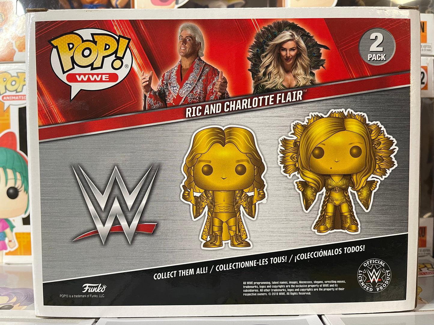 WWE - Ric and Charlotte Flair (Gold) (2-Pack) Vaulted