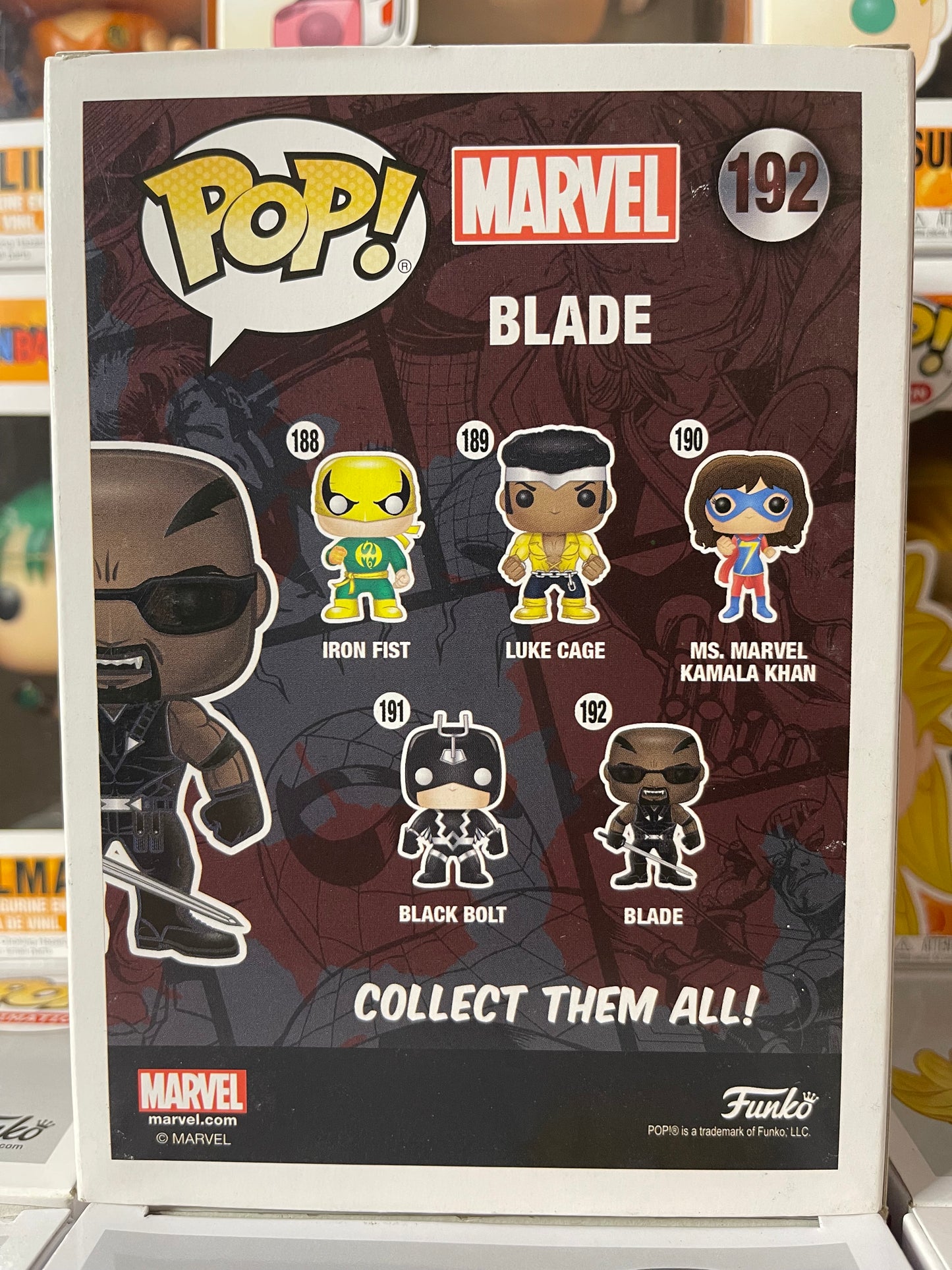 Marvel - Vistas previas de Blade (192) PX abovedadas
