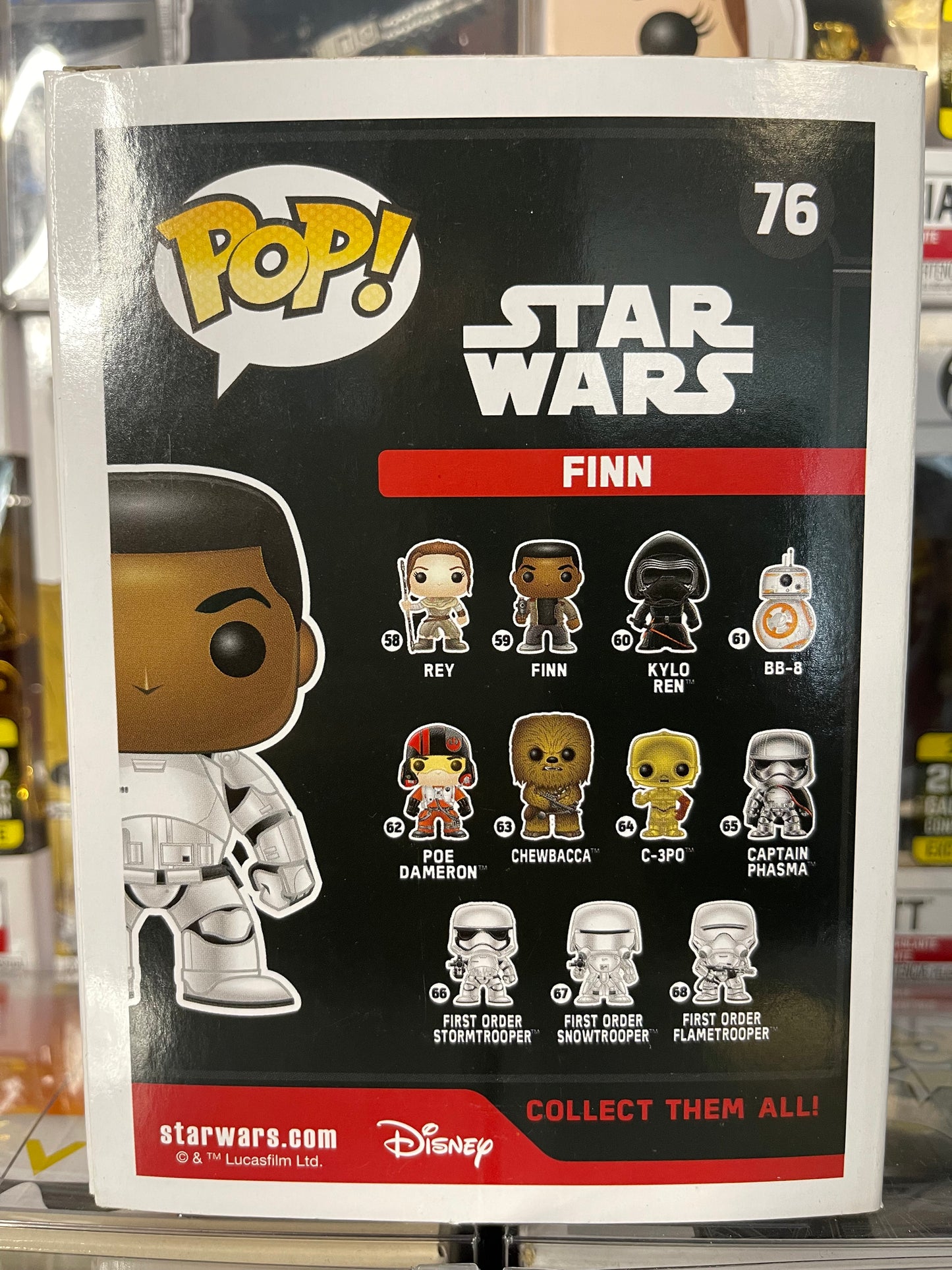 Star Wars - Finn (Stormtrooper) (76) abovedado