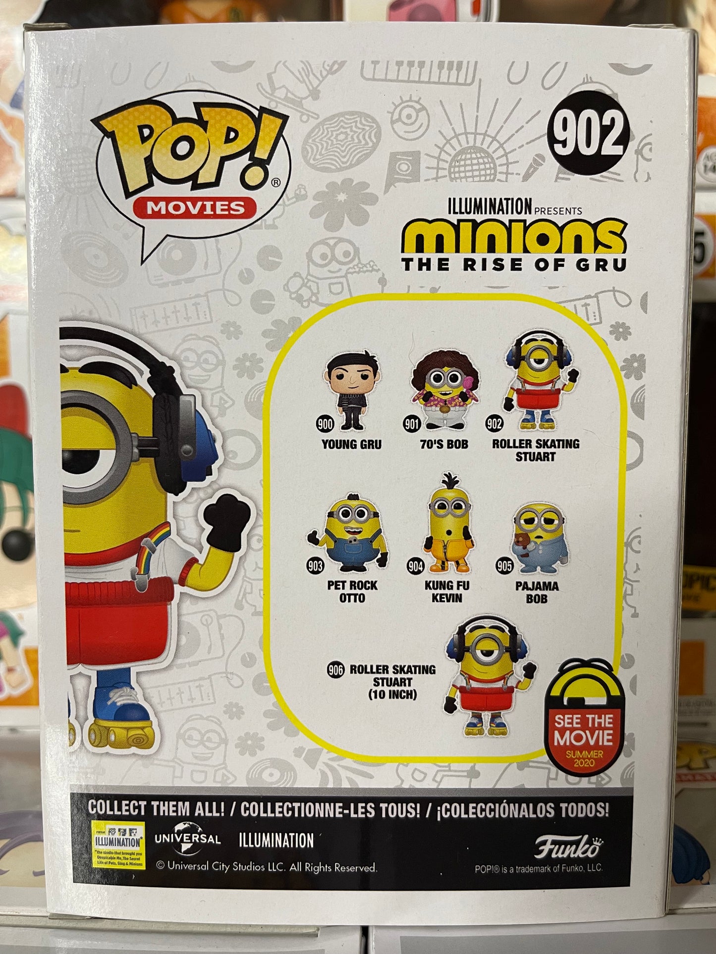 Minions - Roller Skating Stuart (Metallic) (902) BoxLunch Exclusive Vaulted