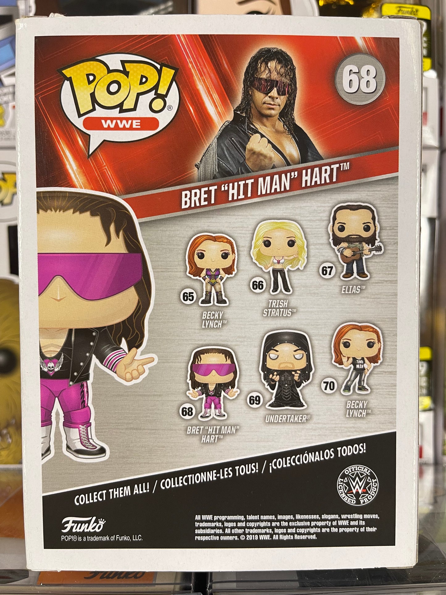 WWE - Bret "Hit Man" Hart (Pink) (68)