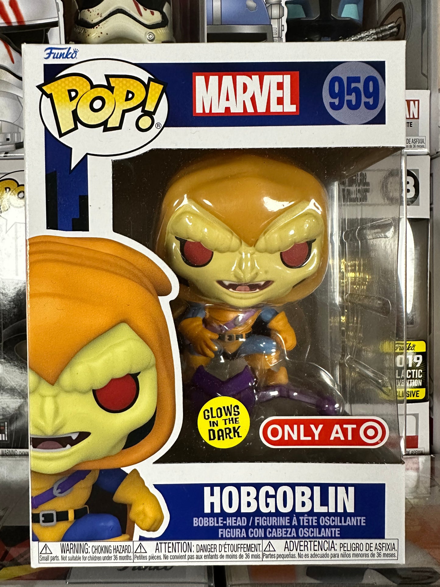 Marvel - Hobgoblin (Brilla en la oscuridad) (959) Exclusivo de Target