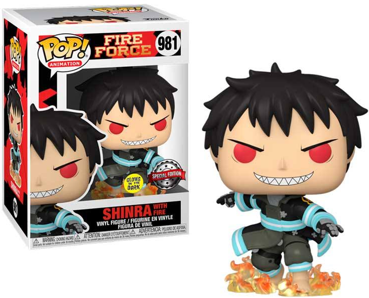 Fire Force - Shinra With Fire (Glow in the Dark) (981)