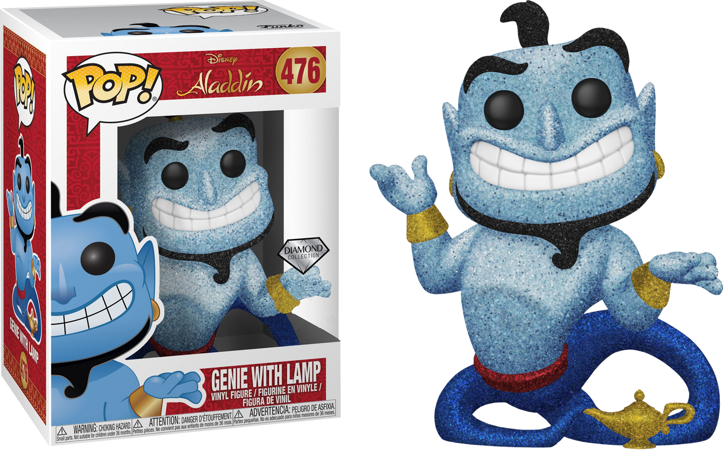 Disney Aladdin - Genie with Lamp (Diamond) (476) Vaulted