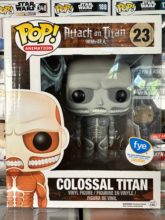 Attack on Titan - 6" - Colossal Titan (Black and White) (23) FYE Exclusive Vaulted