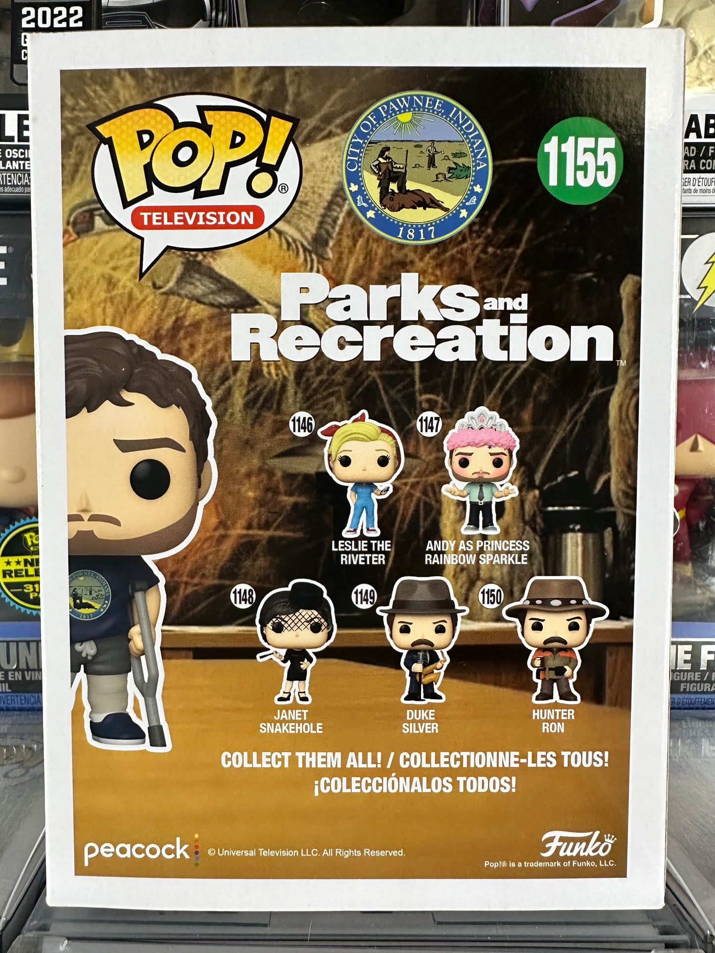 Parques y recreación - Andy (con yesos en las piernas) (1155) ¡Vamos! Exclusivo