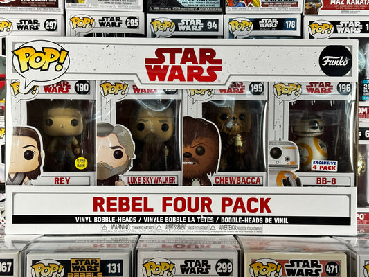 Star Wars - Rebel Four Pack (4-Pack) Costco Exclusive Vaulted