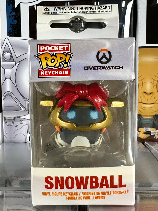 Overwatch - Snowball Pocket Pop! Keychain Vaulted