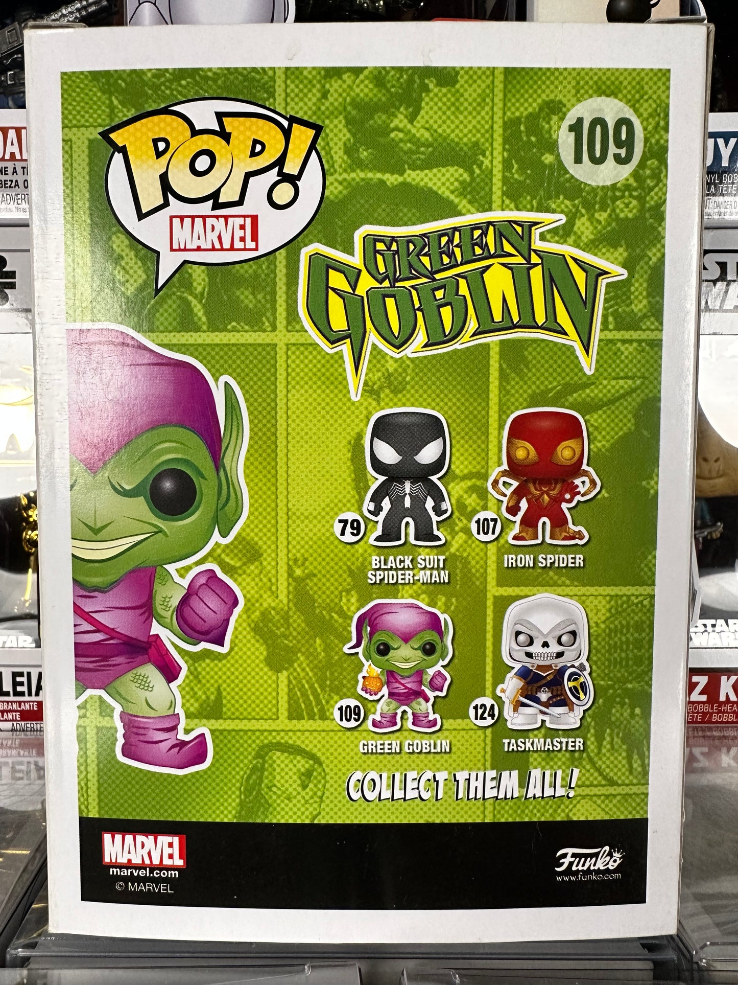 Marvel - Duende Verde (109) CHASE Metálico Bóveda