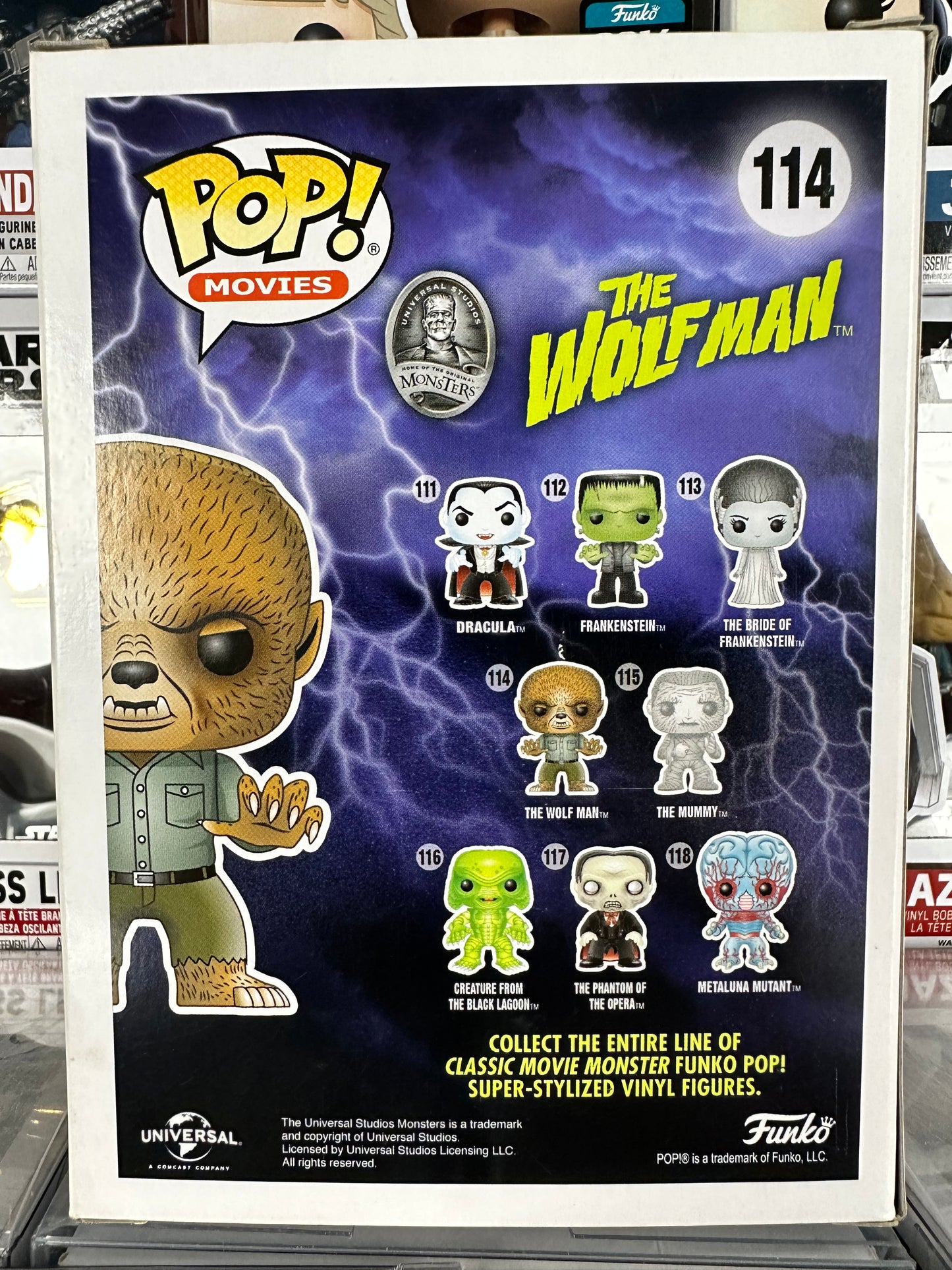 Universal Monsters - Wolfman (Brilla en la oscuridad) (114) 2016 NYCC Vaulted