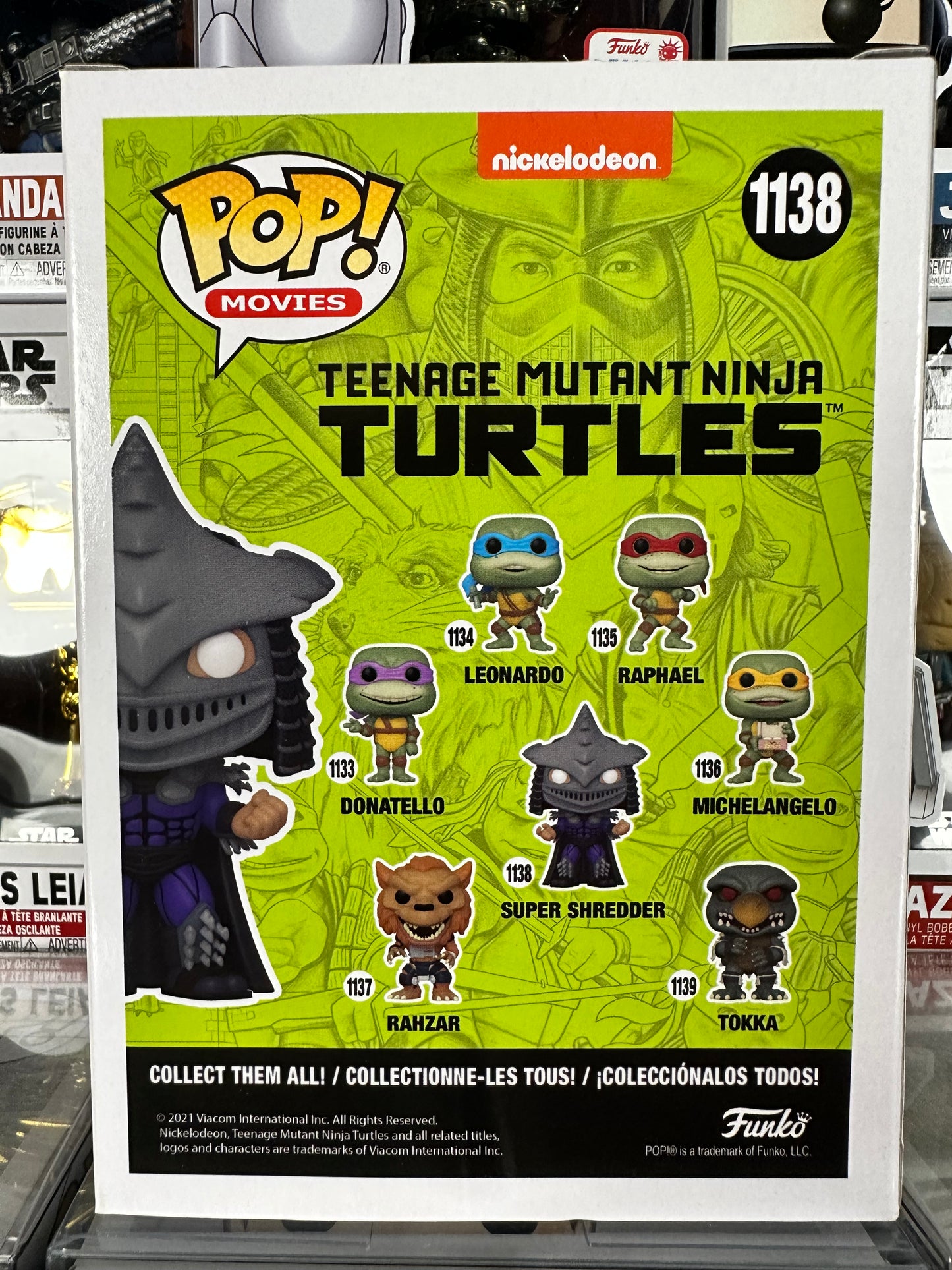 Teenage Mutant Ninja Turtles - Super Shredder (1138) SIGNED BY KEVIN NASH