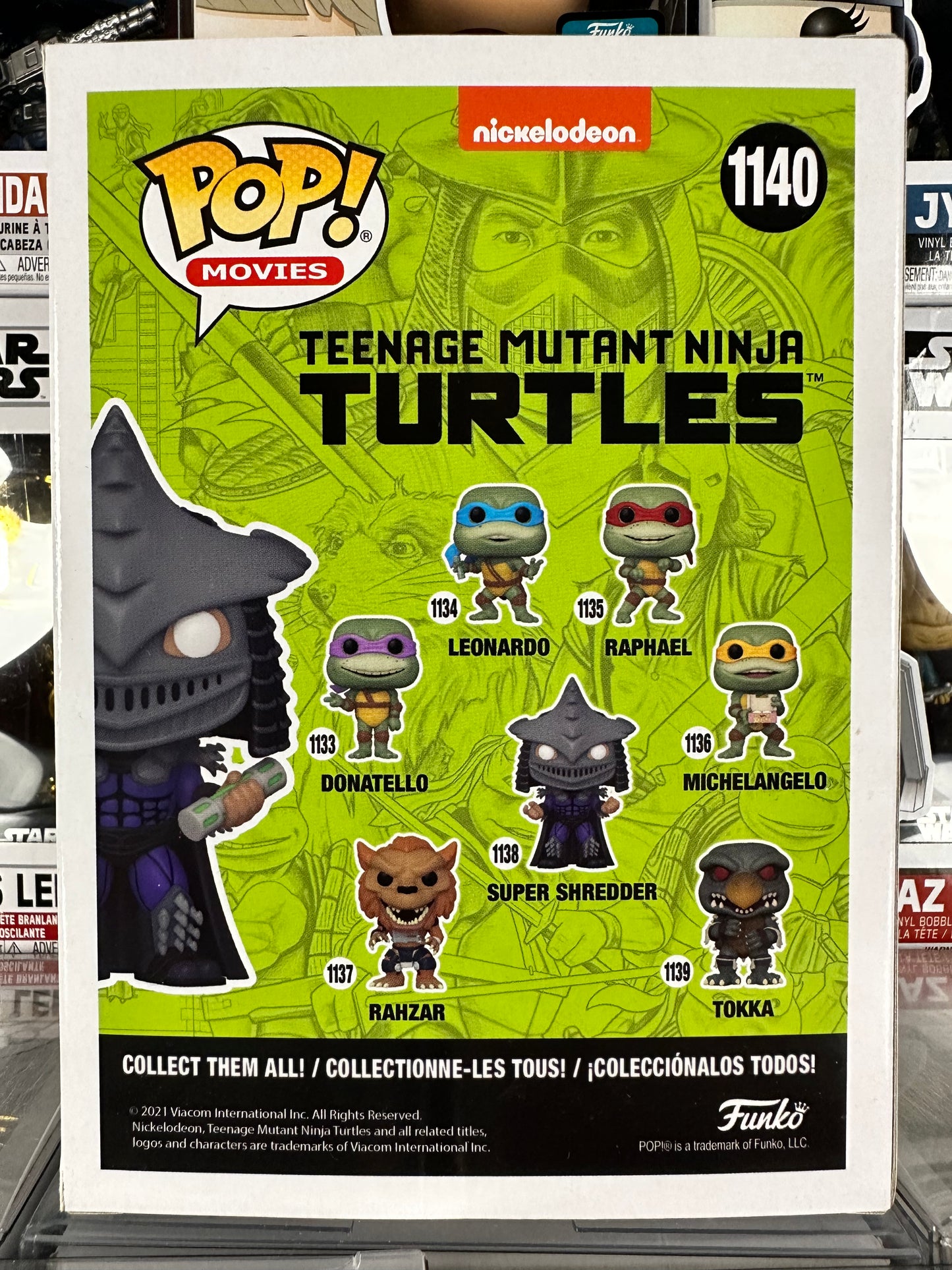 Tortugas Ninja - Trituradora con arma (brilla en la oscuridad) (1140) Exclusivo de Funko Shop