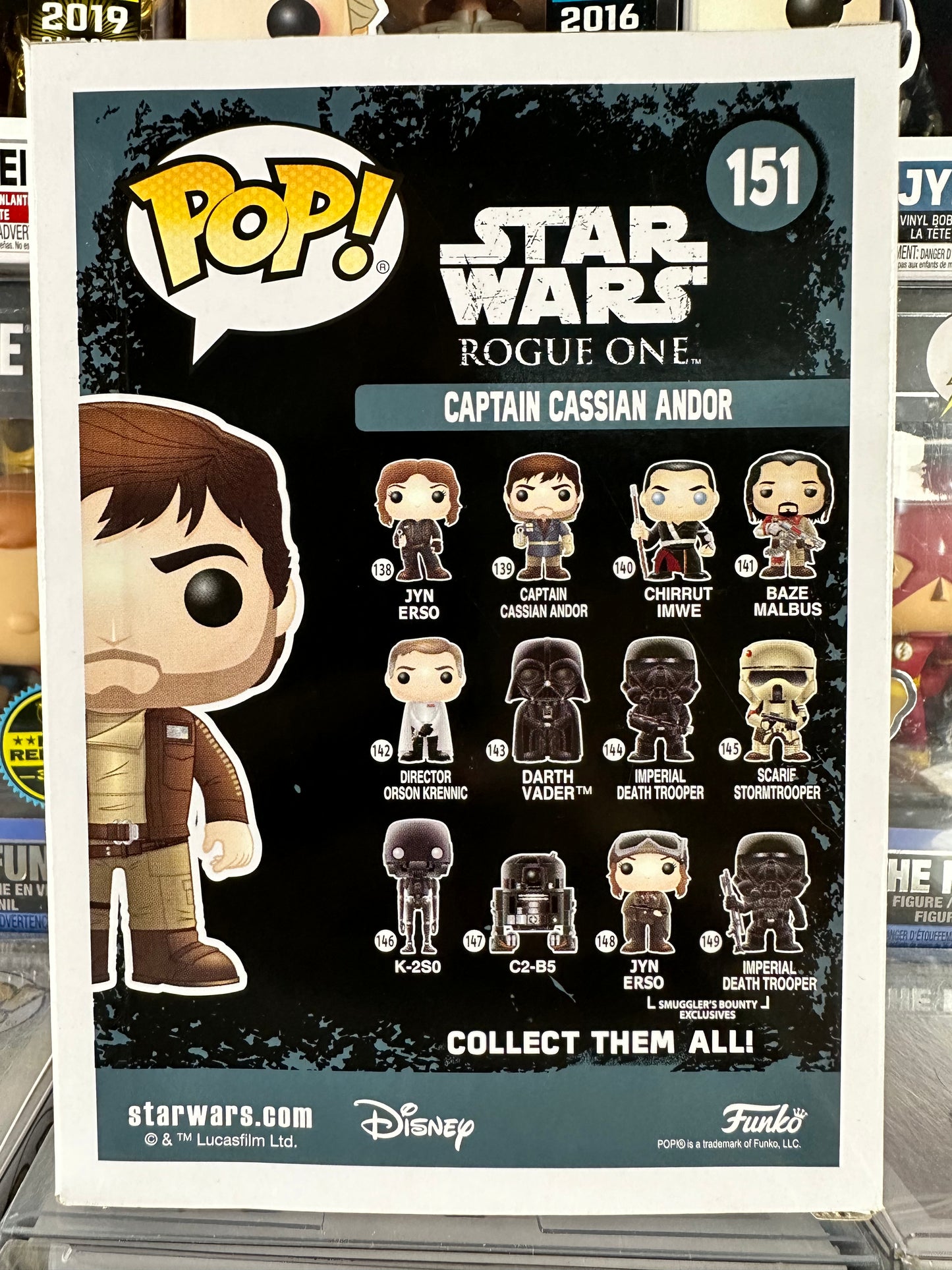 Star Wars Rogue One - Capitán Cassian Andor (chaqueta marrón) (151) abovedado