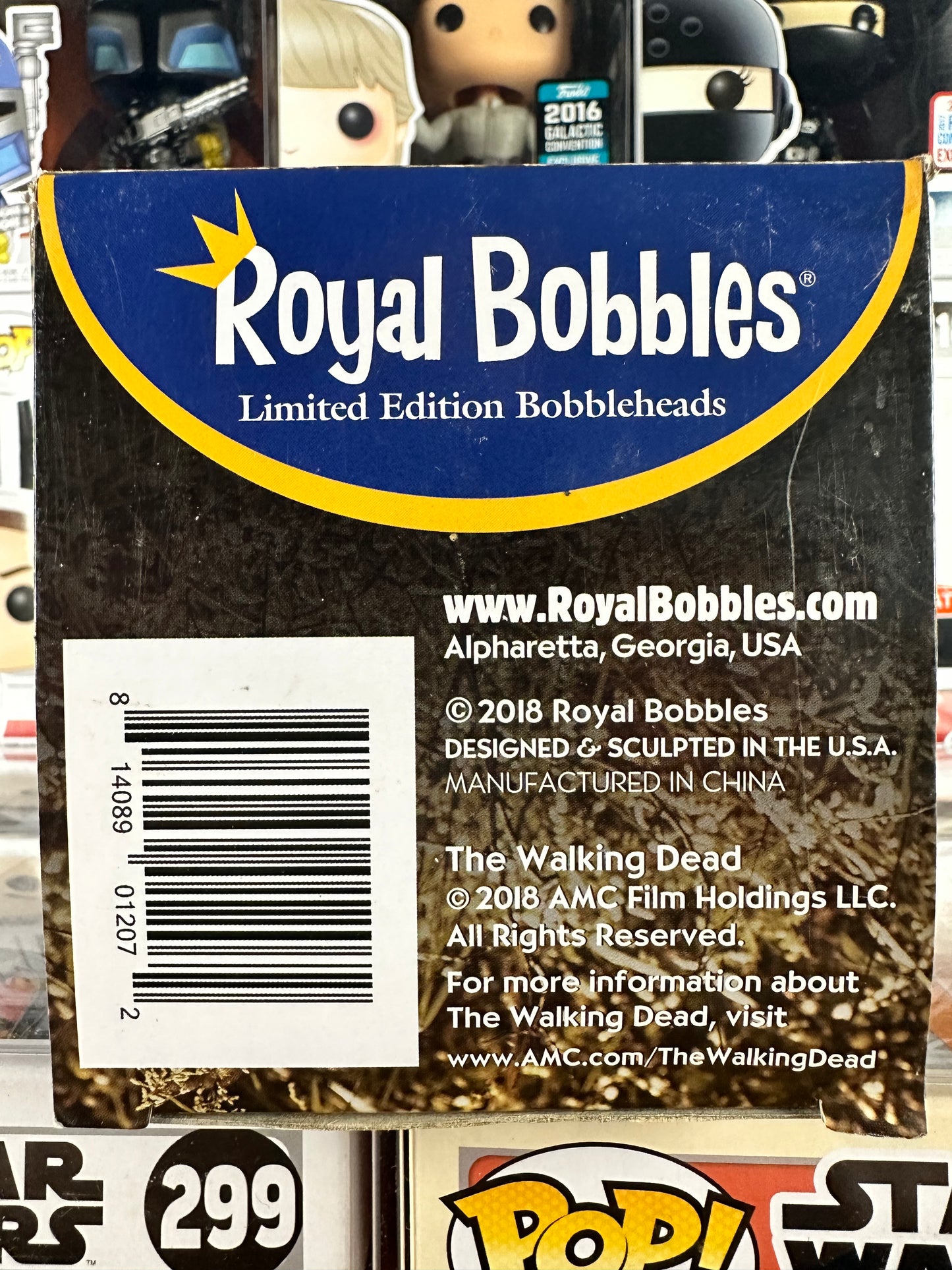 ROYAL BOBBLES The Walking Dead - Rick Grimes Exclusivo de entrega de suministros de AMC
