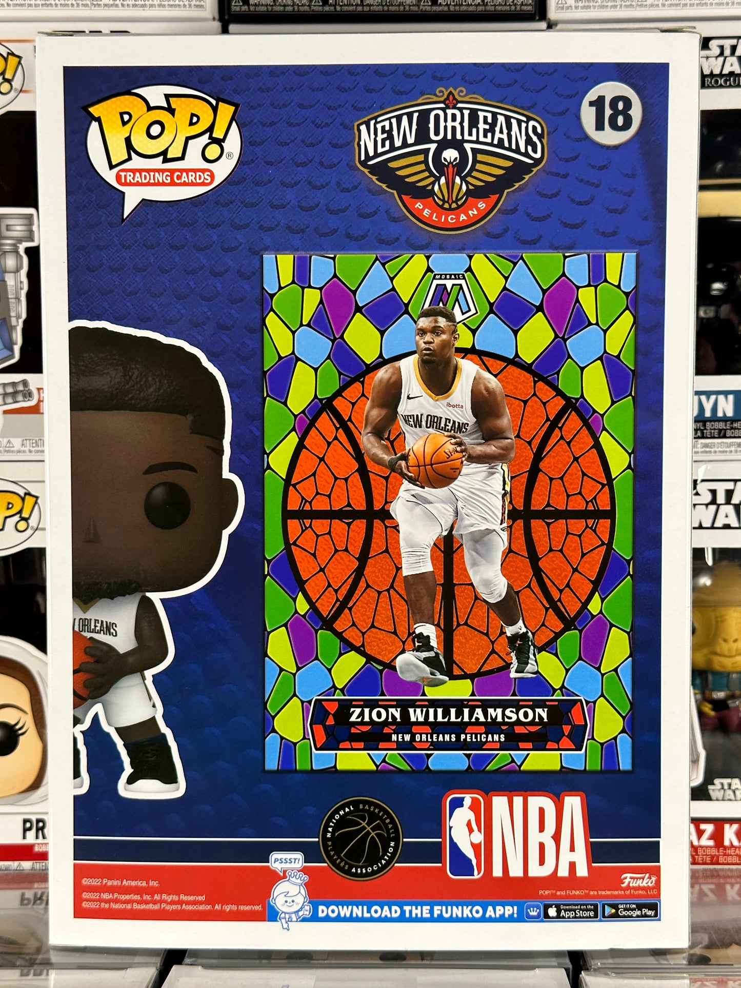 Baloncesto de la NBA - Tarjeta coleccionable Mosiac - Zion Williamson (18)