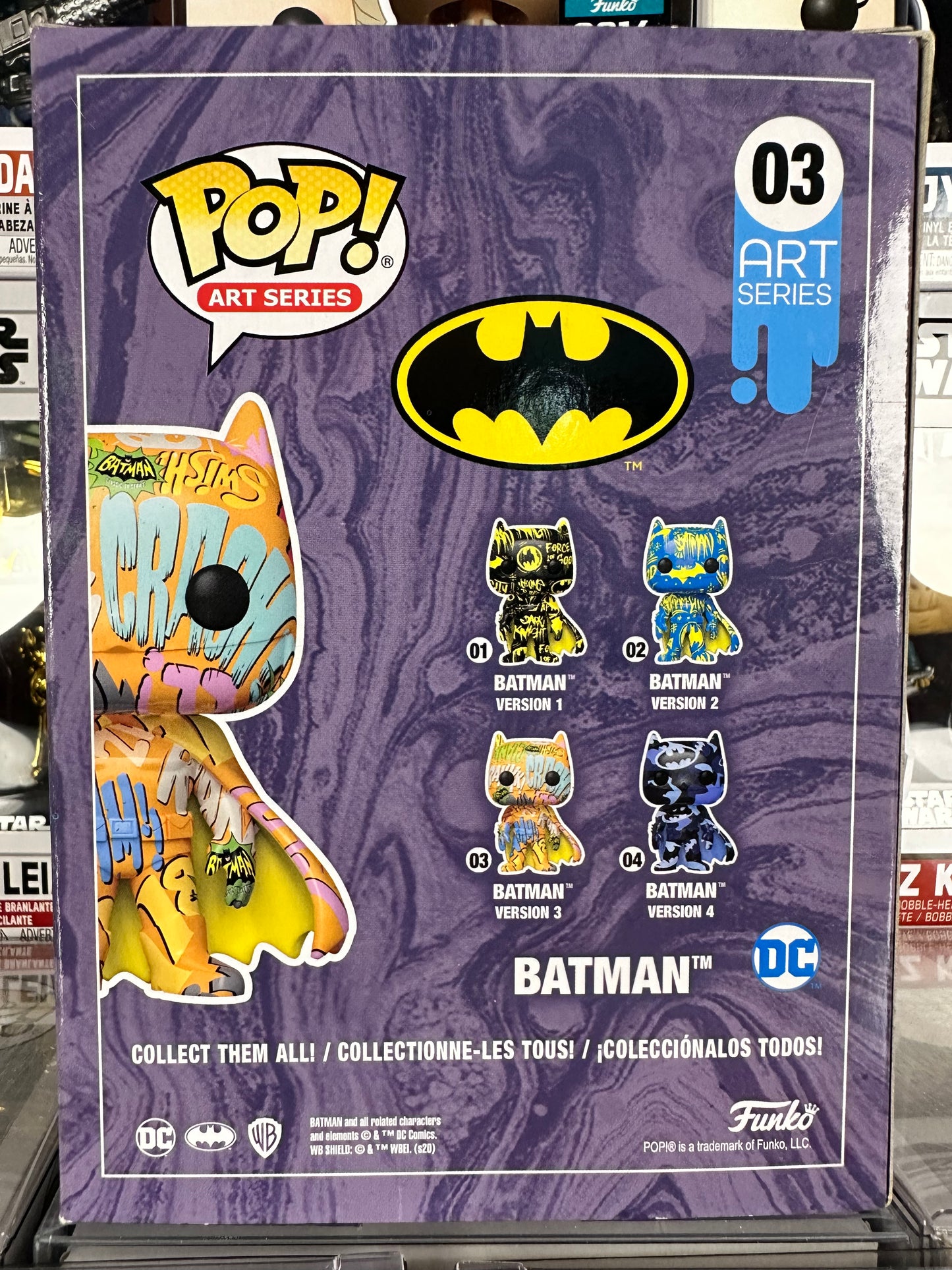 DC Batman -Batman (Orange and Yellow) (Art Series) (03) Vaulted