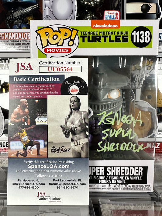 Teenage Mutant Ninja Turtles - Super Shredder (1138) SIGNED BY KEVIN NASH