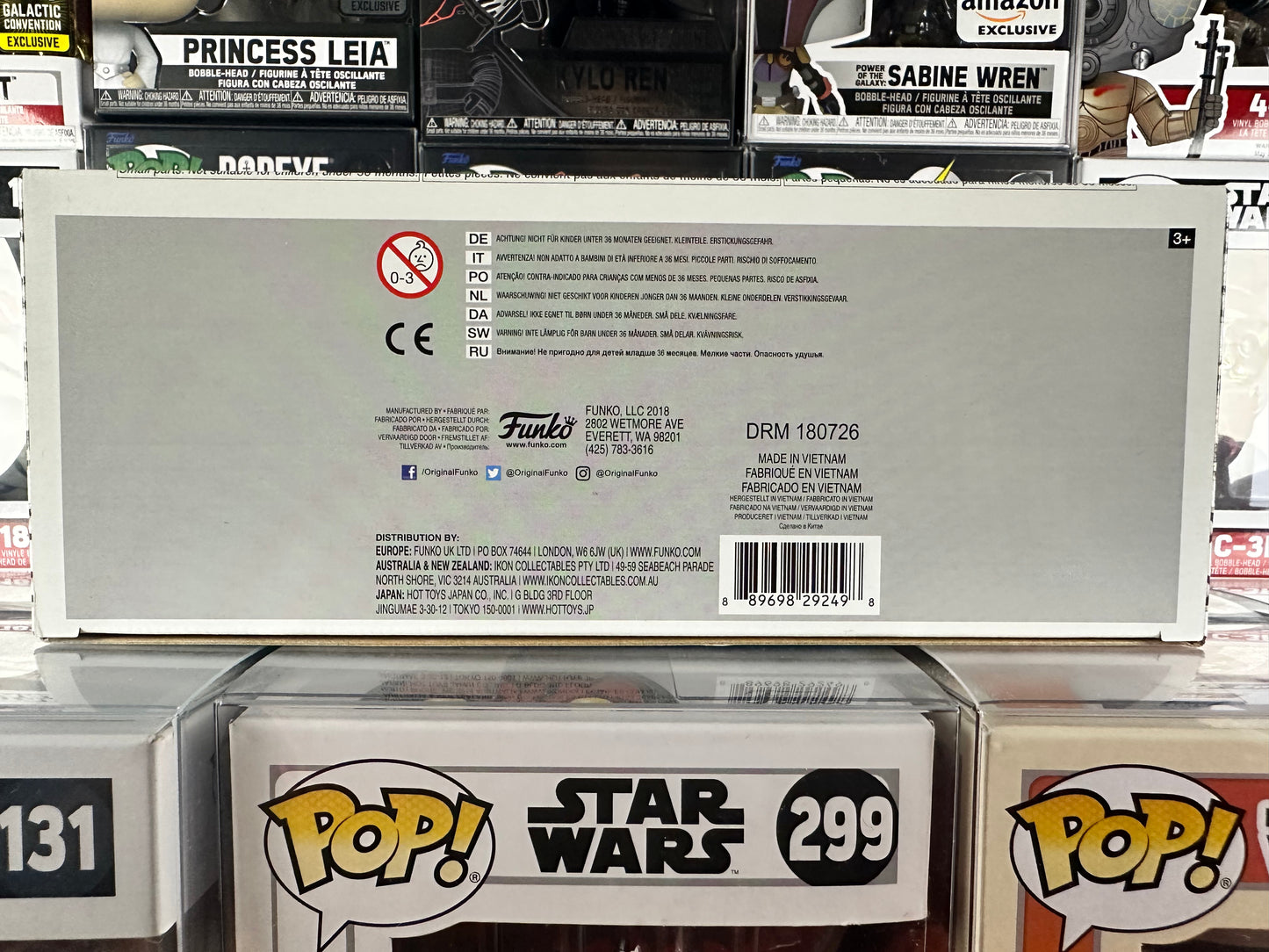 SNL - David S Pumpkins With Skeletons (Glow in the Dark) (3-Pack) Funko Shop Exclusive Vaulted