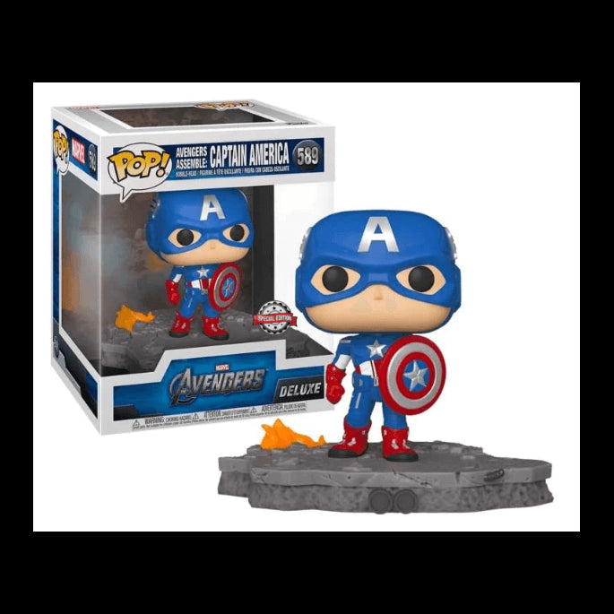 Marvel Avengers Assemble - Deluxe - Capitán América (589)