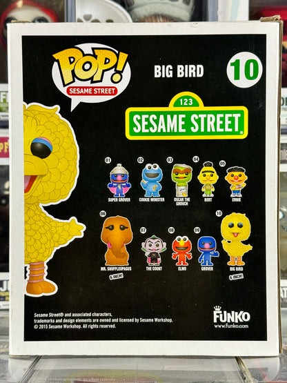 Pop Sesame Street - 6" - Big Bird (Flocked) (10) abovedado