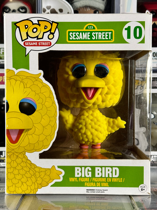 Pop Sesame Street - 6" - Big Bird (Flocked) (10) Vaulted