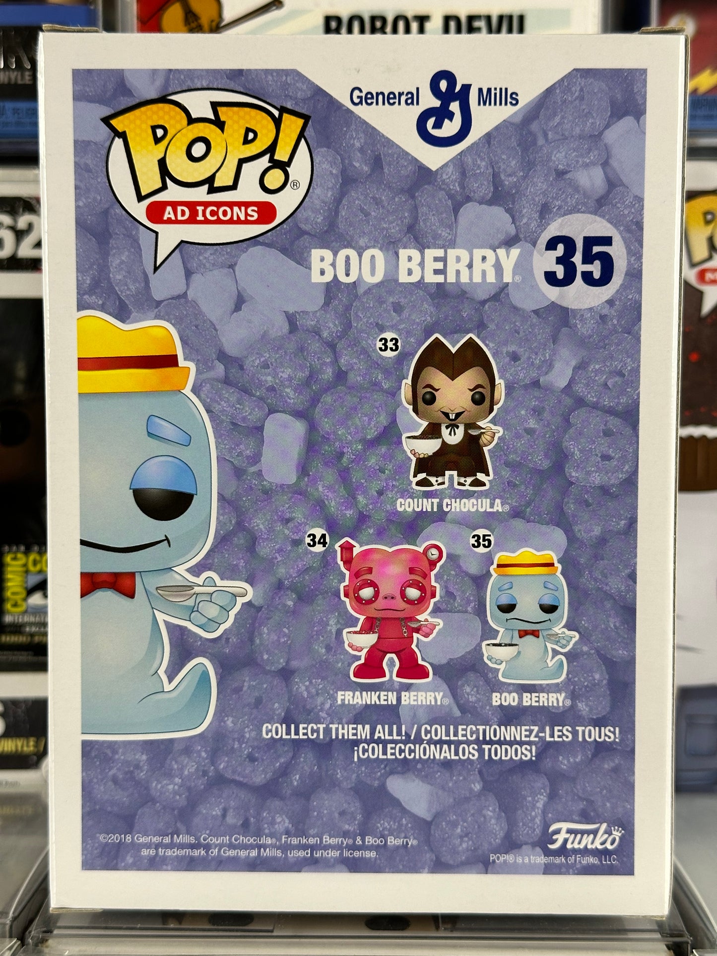 Pop Ad Icons - Boo Berry (Cereal Bowl) (35) Vaulted Funko Shop Exclusive