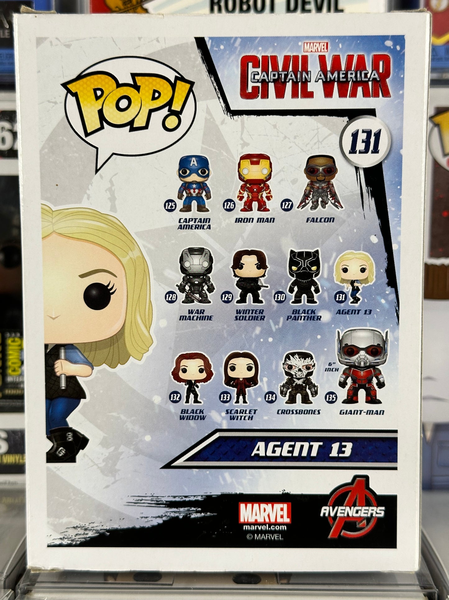 Marvel Captain America Civil War - Agent 13 (131) Vaulted
