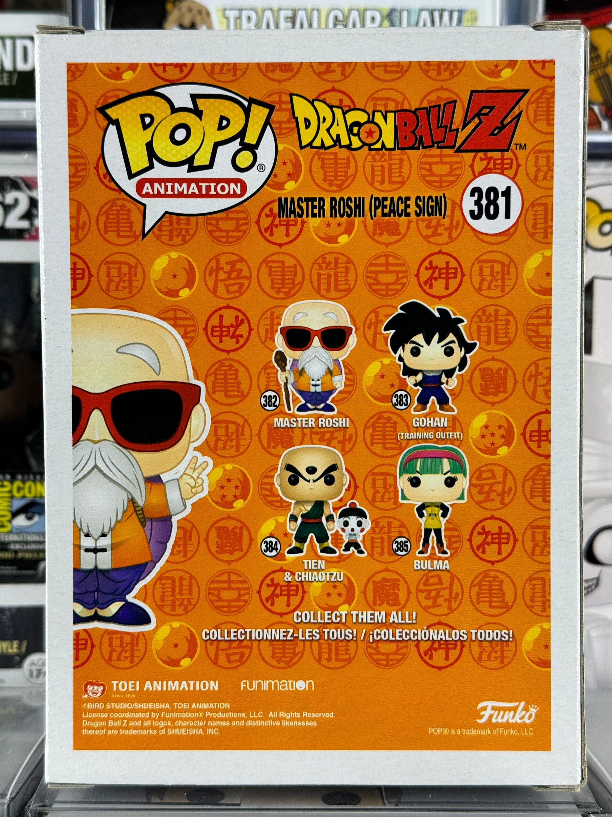 Master Roshi Hand Signs Dragonball Z - Master Roshi (Peace Sign) (381) Vaulted – Popsession