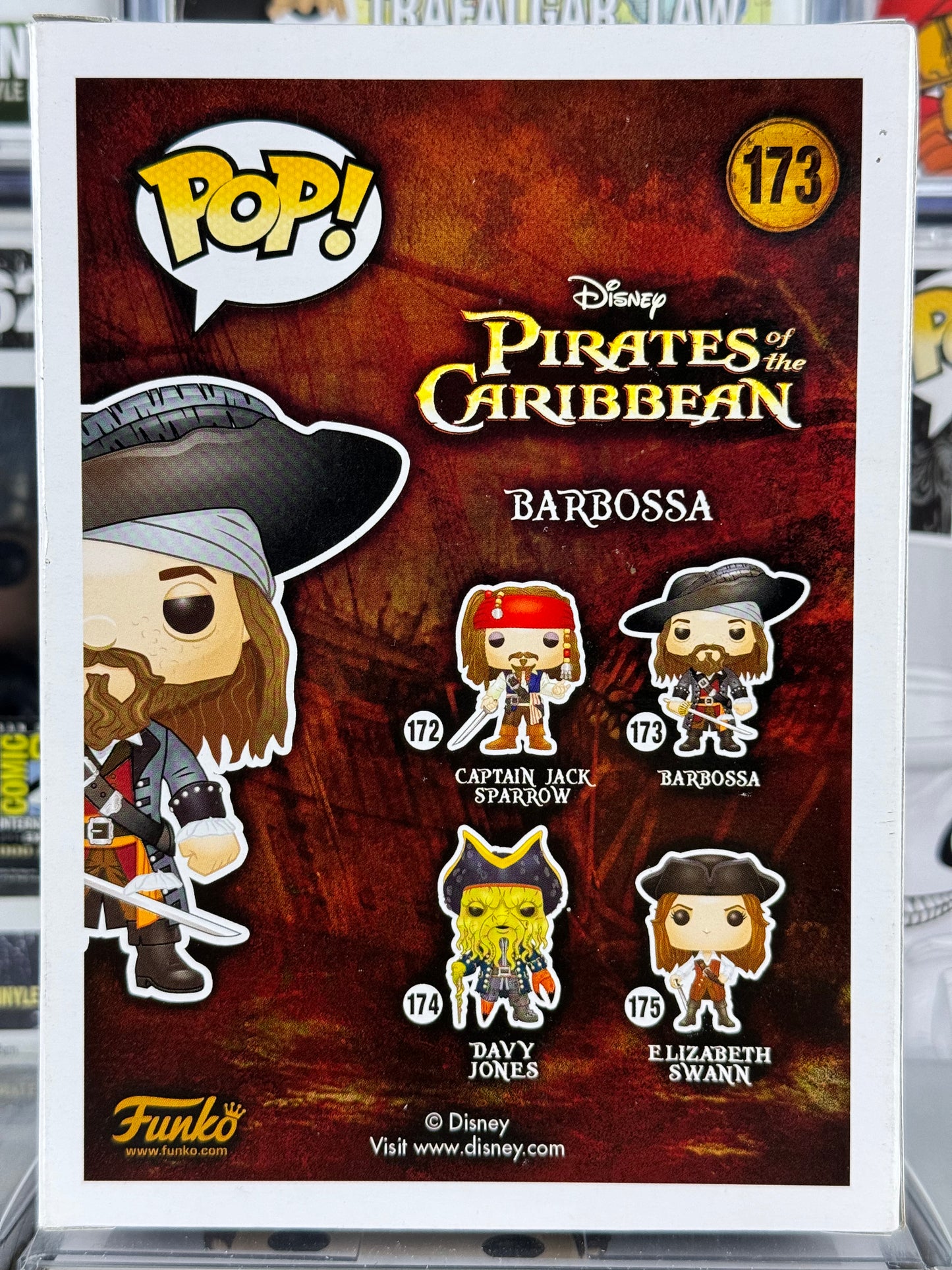 Disney Pirates of the Caribbean - Barbossa (173) Vaulted