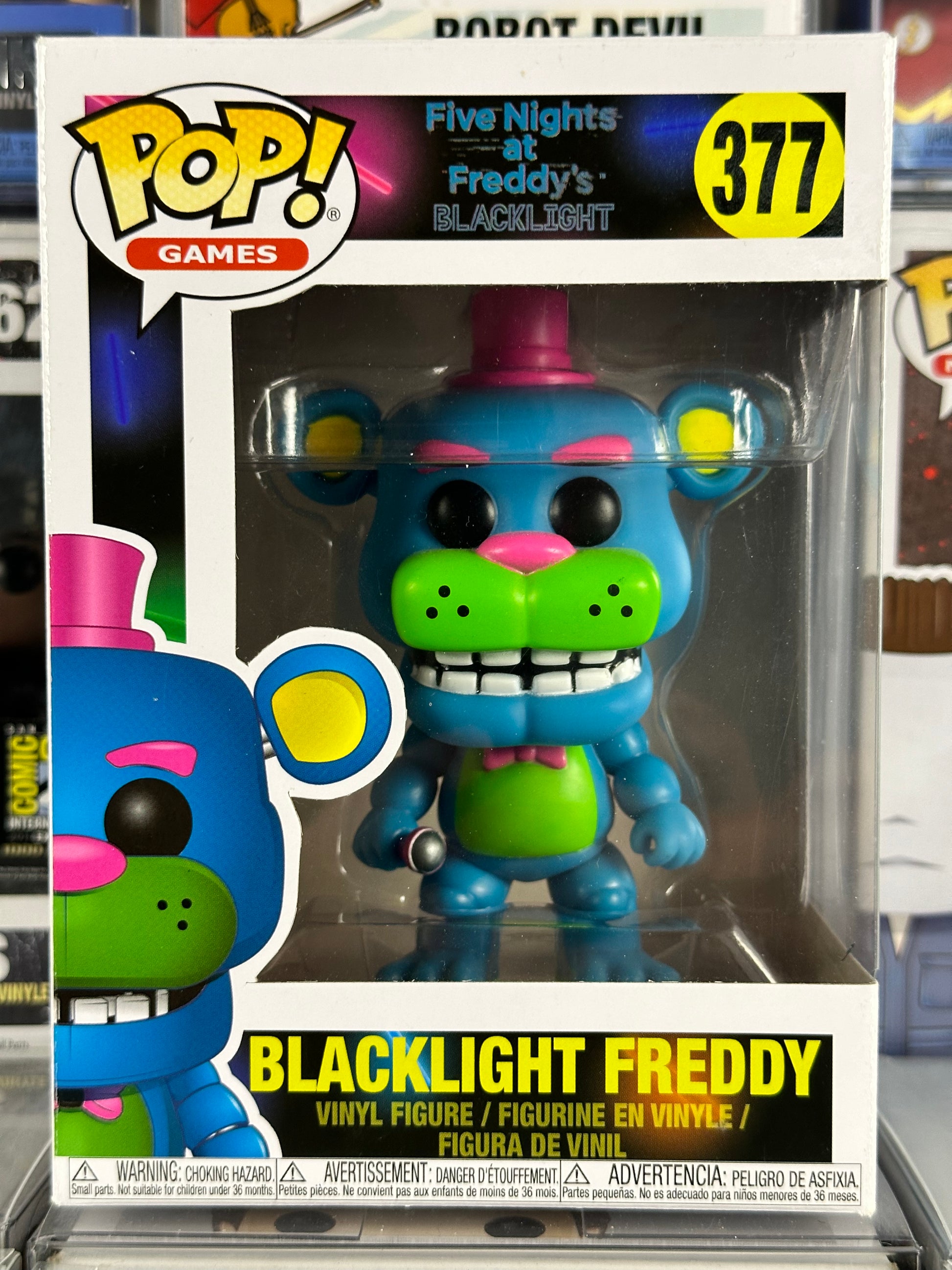 Funko Pop! Five Nights at Freddy's Blacklight Bonnie Exclusive Vinyl Figure