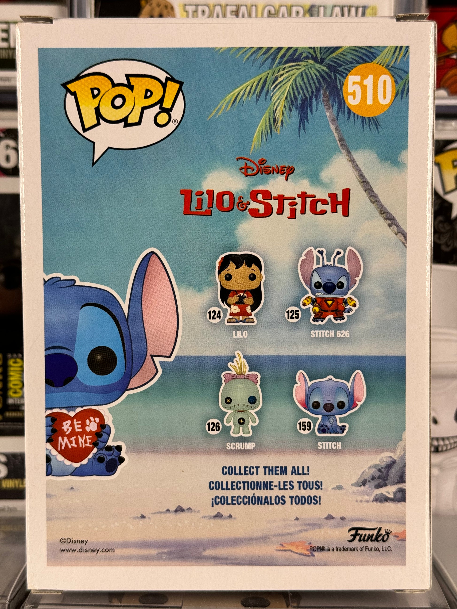 Disney Lilo Stitch Stitch Valentine 510 Vaulted Popsession