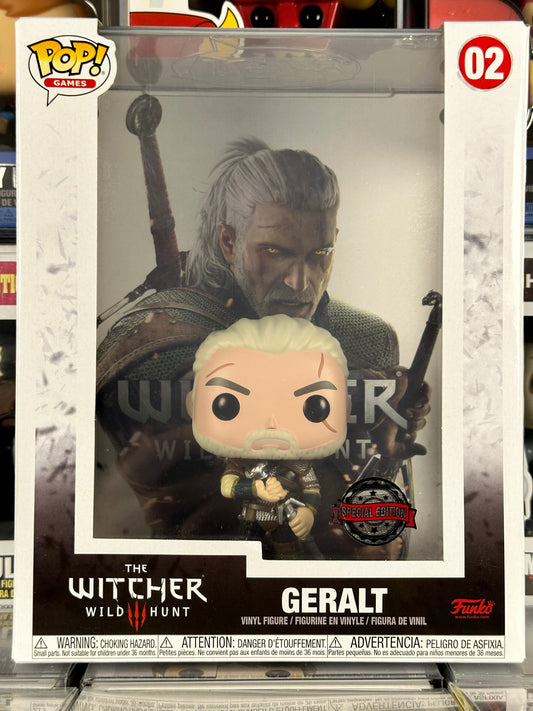 The Witcher III Wild Hunt - Game Cover - Geralt (02) Vaulted