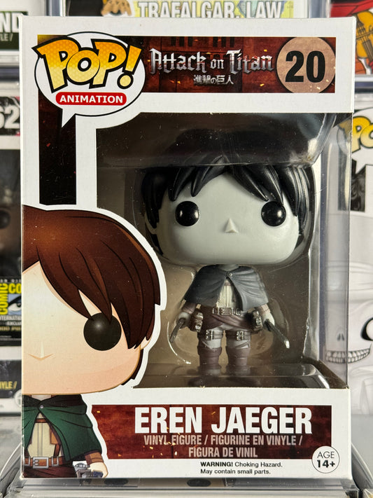Attack on Titan - Eren Jaeger (Black & White) (20) Vaulted