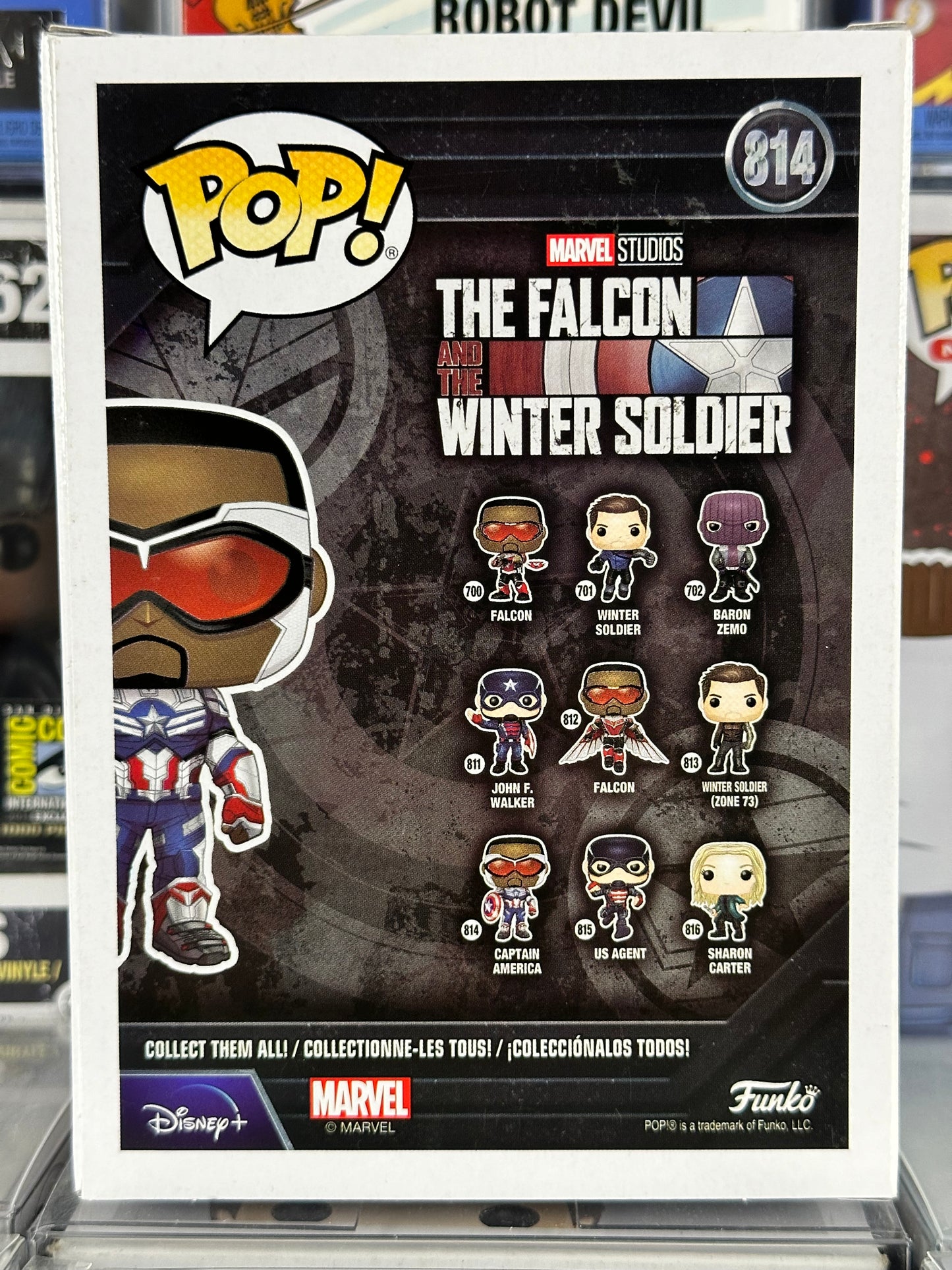 Marvel El Halcón y el Soldado de Invierno - Capitán América (814)