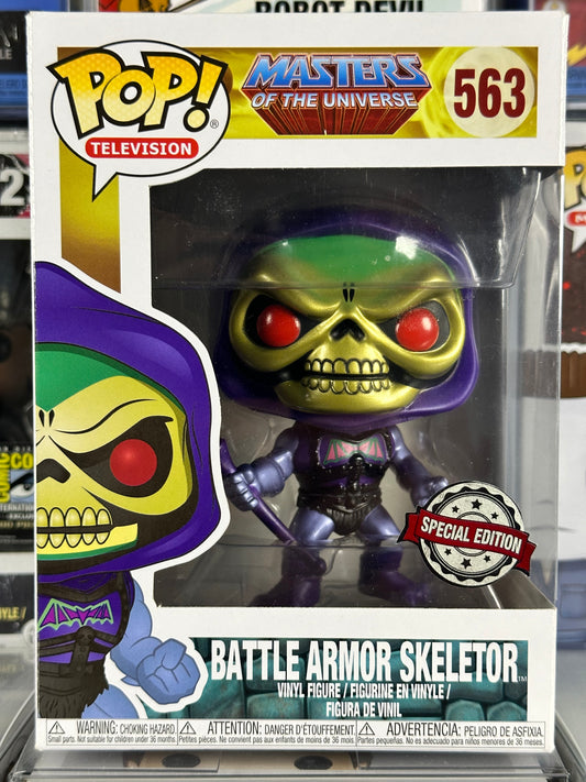 Masters of the Universe - Armadura de batalla Skeletor (metálica) (263) abovedada