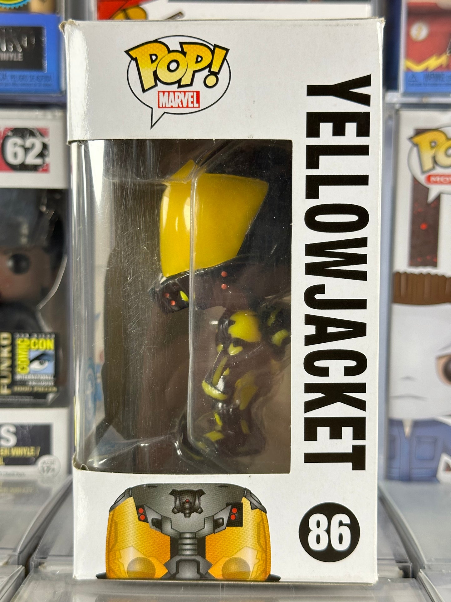 Marvel Ant-Man - Yellowjacket (brilla en la oscuridad) (86) Exclusivo de juguetes subterráneos abovedados