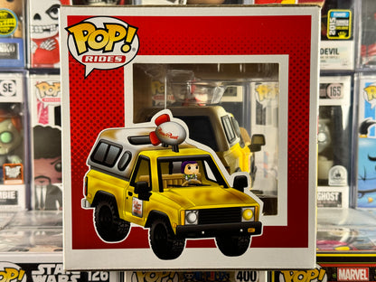 Disney Pixar Toy Story - Atracciones - Camión Pizza Planet (con Buzz Lightyear) (52) Exclusivo de la Convención de Otoño de 2018 abovedado