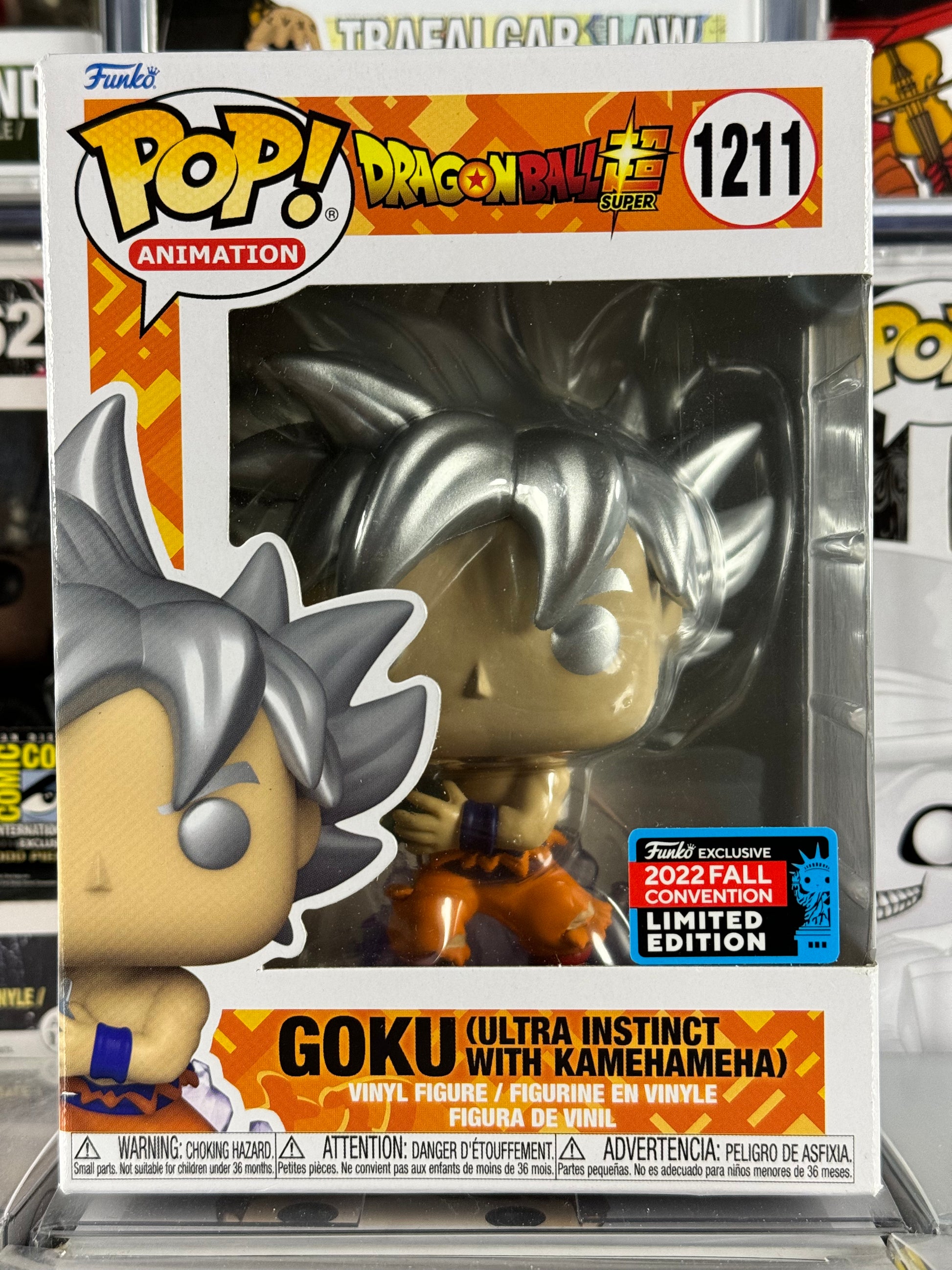 Funko Dragon Ball Super Pop! Animation Goku (Ultra Instinct -Sign-) Vinyl  Figure 2022 Fall Convention Exclusive