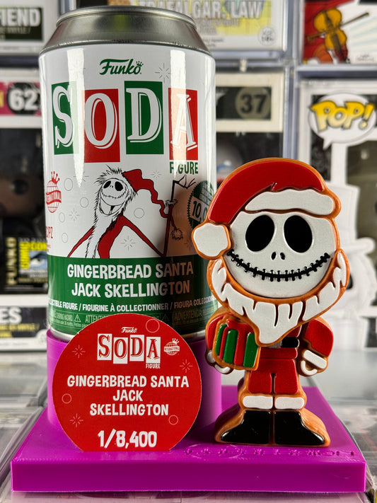 SODA Pop! - Disney The Nightmare Before Christmas - Gingerbread Santa Jack Skellington