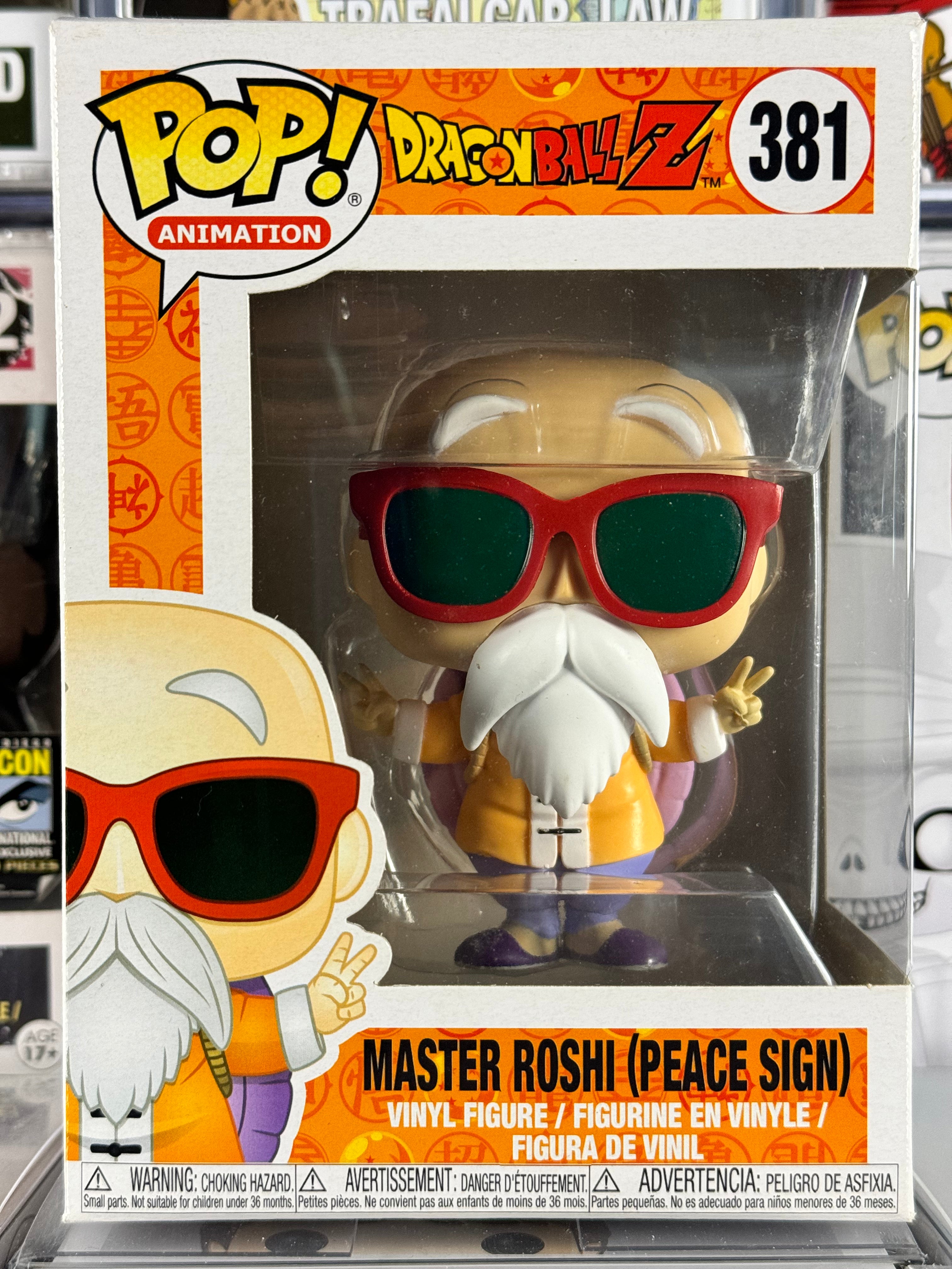 Master Roshi Hand Signs Dragonball Z - Master Roshi (Peace Sign) (381) Vaulted – Popsession