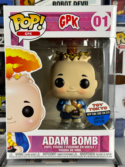 Garbage Pail Kids - Adam Bomb (Metallic) (01) Vaulted Toy Tokyo 2018 NYCC Exclusive