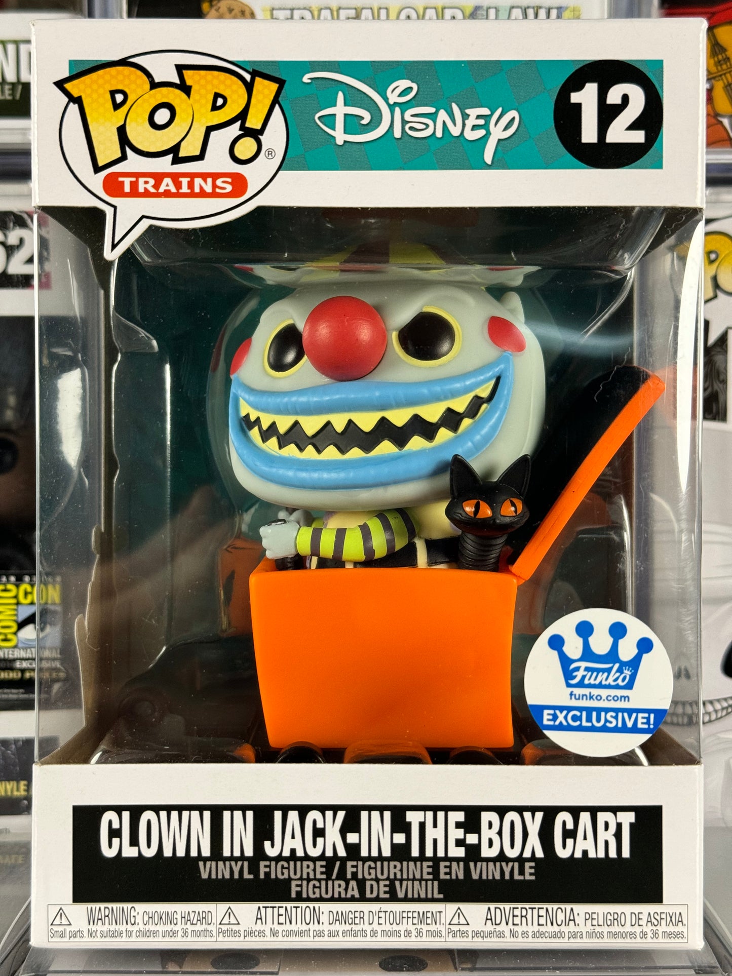 Disney - Tim Burton's The Nightmare Before Christmas - Clown In Jack-In-The-Box Cart (12) Vaulted Funko Shop Exclusive